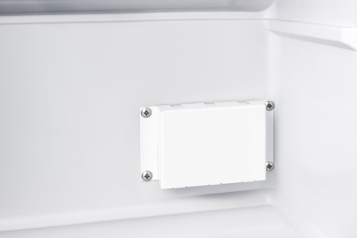 Compact medical/scientific all-freezer with digital thermostat, NIST calibrated thermometer/alarm, and front lock